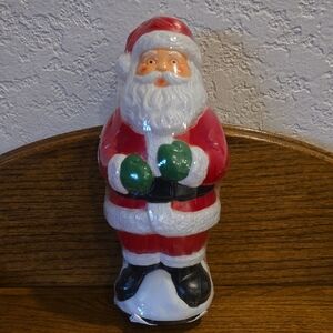 Vintage Toro Blow Mold Santa Claus Light Topper